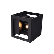 Moderne-Wandleuchte-Schwarz-Inkl.-LED-IP44---Edwin-Quadro