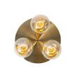 Smarte-Deckenleuchte-Bronze-Rund-inkl.-3-Wifi-G95---Facil
