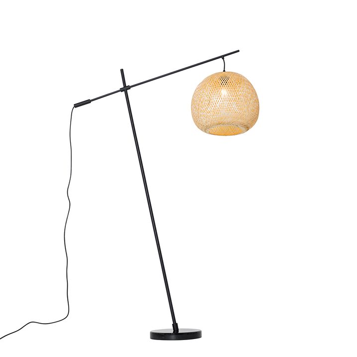 Oosterse buiten vloerlamp bamboe IP44 - Rafael