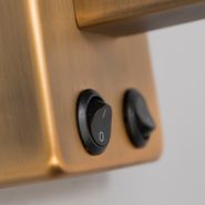 Lampă-de-perete-din-bronz-cu-LED-și-braț-de-citit---Brescia-Combi