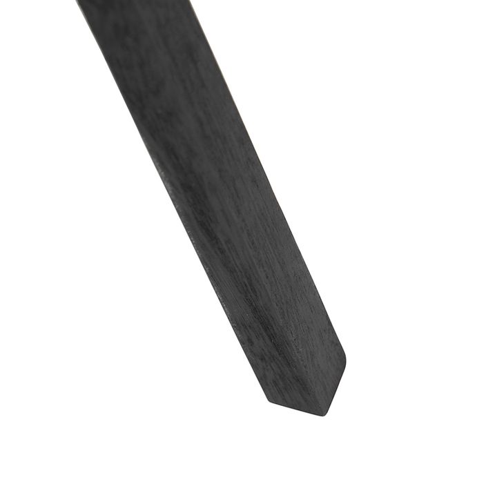 Podna lampa na tronošcu crna sa 45cm platnenim abažurom tamno sive boje