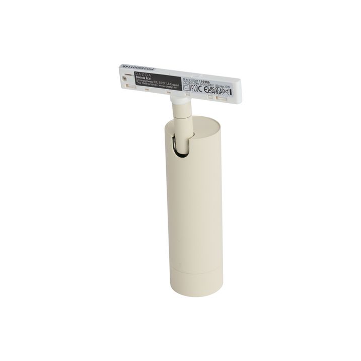 Modern Spotlight Beige with White for Track System 1-Phase GU10 35mm - Slimline Uzzy