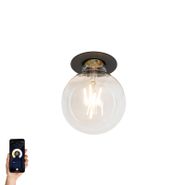 Spotlight-inteligent-încastrat-negru-incl.-bec-WiFi-G95---Insight