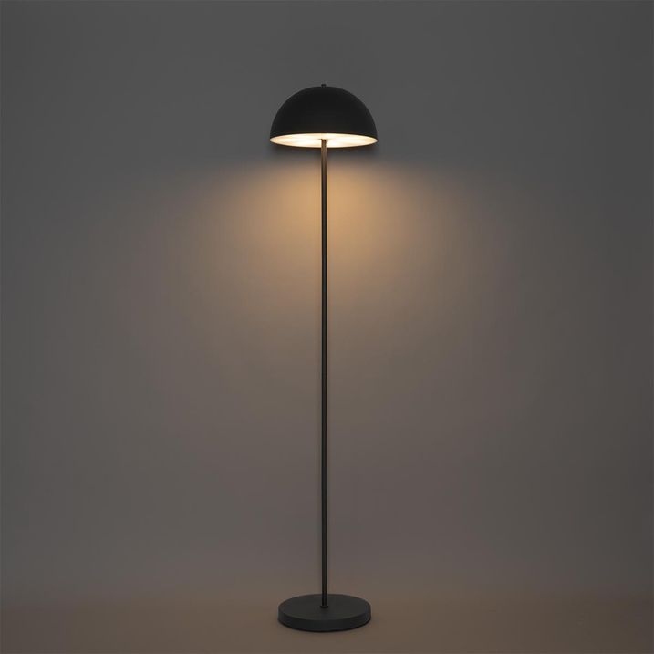 Venkovní stojací lampa černá dobíjecí 3-stupňový stmívač - Keira