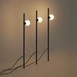Set-od-3-moderna-baštenska-reflektora-sa-šiljkom-crne-boje-uklj.-LED-IP44---Garly-Ball