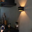 Pametna-zidna-lampa-crna-sa-zlatnom-9,7-cm-uključujući-WiFi-G9---Transfer-Groove