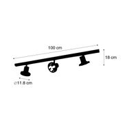 Sistema-de-iluminação-de-trilho-moderno-com-3-focos-pretos-monofásicos-100-cm---Iconic-Jeany