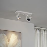 Design-Ceiling-Spotlight-White-GU10-70mm-2-Light-Adjustable---Vo