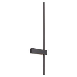 Moderne-Wandleuchte-Schwarz-75-cm-inkl.-LED-IP44---Dial