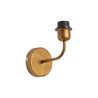 Vintage wandlamp goud zonder kap - Matt