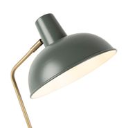 Retro-tafellamp-groen-met-brons---Milou
