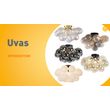 Amber-camlı-siyah-tasarım-tavan-lambası-4-ışıklı---Uvas