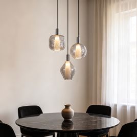 Suspension design canon de fusil 3 lumières - Ard