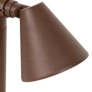 Moderní-venkovní-sloupkový-svítilna-rezavě-hnědá-30-cm-IP44-nastavitelná---Ciara