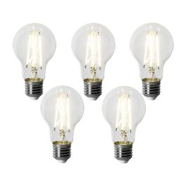Комплект от 5 E27 димируеми LED крушки A60 6W 500 lm 4000K