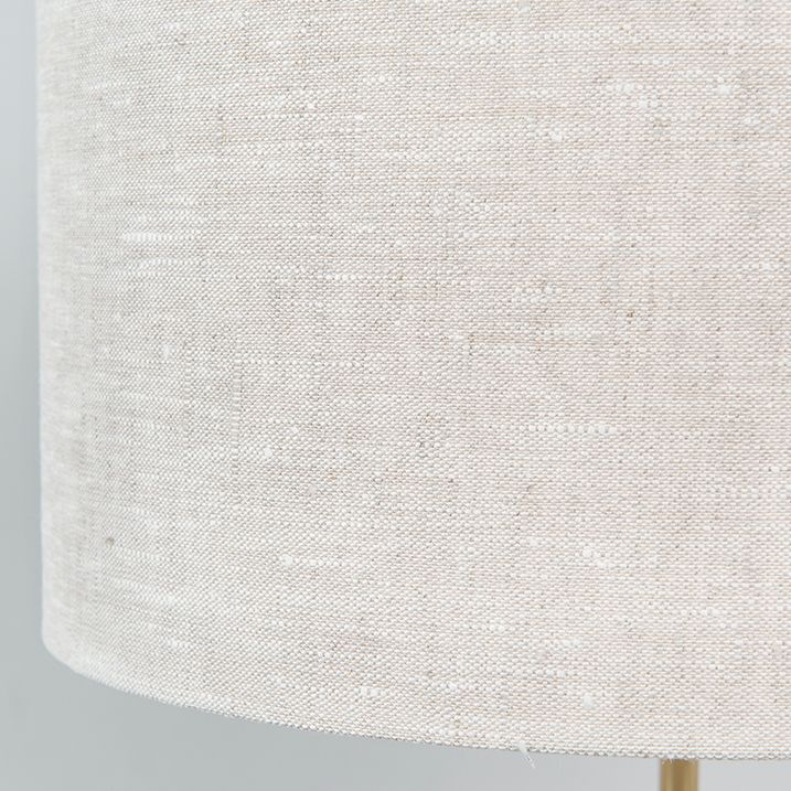 Stalinė lempa žalvarinė su pilku gaubtu 35 cm - Kaso