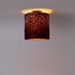 Stropné-svietidlo-matný-čierny-odtieň-leopardia-potlač-25-cm---Combi