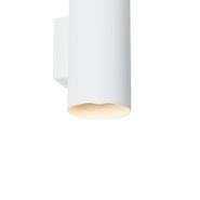 Designerska-lampa-ścienna-biała-okrągła---Sab