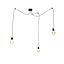 Smart-taklampa-svart-3-ljus-inkl.-WiFi-G95---Cava