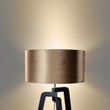 Stāvlampa-melna-ar-samta-bronzas-abažūru-50cm---Puros