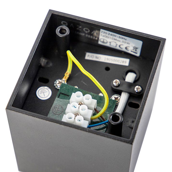 Smart Design Spotlight Black Incl. WiFi GU10 - Qubo Honey