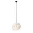 Moderne-hanglamp-wit-met-zwart---Cloth