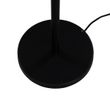 Podna-lampa-crna-sa-smeđom-plišanom-nijansom-40cm---Simplo