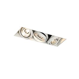 Recessed Spotlight White GU10 AR70 Trimless 3-Light - Oneon