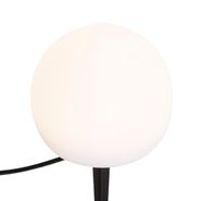 Moderní-venkovní-lampa-12V-bílá-12cm-vč.-LED-IP65---Voltaire-Luno