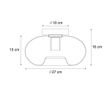 Plafoniera-smart-nera-con-vetro-fumé-incl.-WiFi-P45---Ayesha