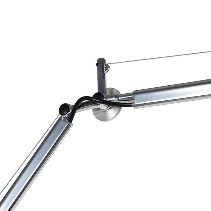 Floor lamp aluminum 285 cm - Artemide Tolomeo Mega Terra