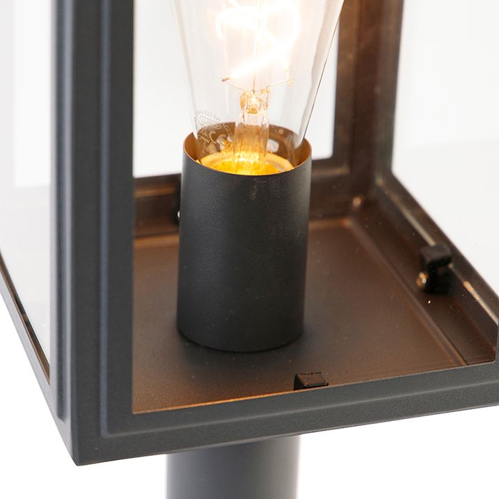 Outdoor Pole Lamp Grey 50 cm IP44 - Sutton