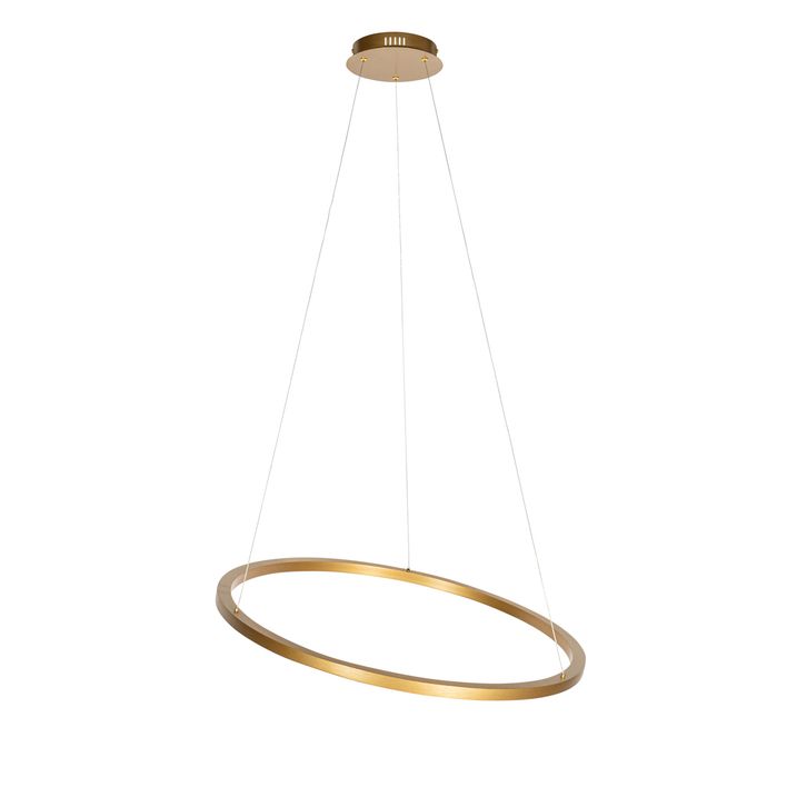Kultainen riippuvalaisin 80 cm sis. LED 3-vaiheinen himmennin - Girello