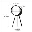Vintage-Floor-Lamp-on-Bamboo-Tripod-Green-with-Copper---Barrel