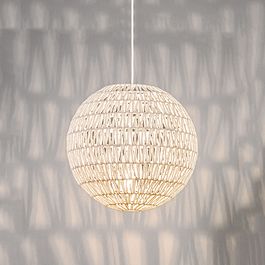 Lampă suspendată retro albă 40 cm - Lina Ball 40