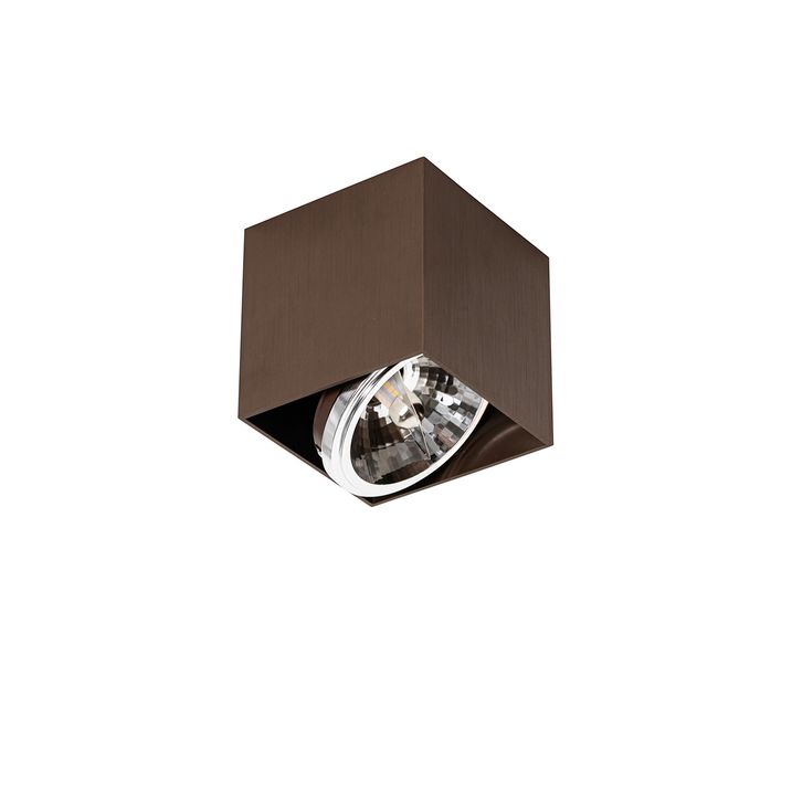 Design-Strahler Dunkelbronze Quadratisch Drehbar und Kippbar - Box