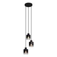 Moderna-viseća-lampa-crna-sa-dimnim-staklom-3-svetla---Dame