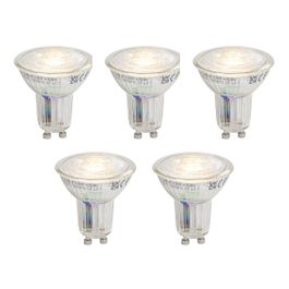 Komplet 5 GU10 50 zatemnitvenih LED žarnic 3,9 W 450 lm 3000 K Longlife