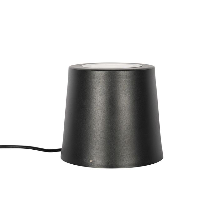 Moderne have spotlight sort rund IP65 AR111 - Lennard