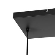 Dizaina-piekaramā-lampa-melna-ar-zelta-stiklu-7-gaismām---Bert