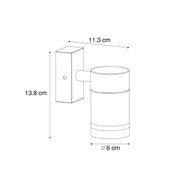 Lámpara-de-pared-moderna-para-exterior-negra-IP44---Ensam