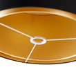 Abajur-de-tecido-preto-40/47/26-com-interior-dourado