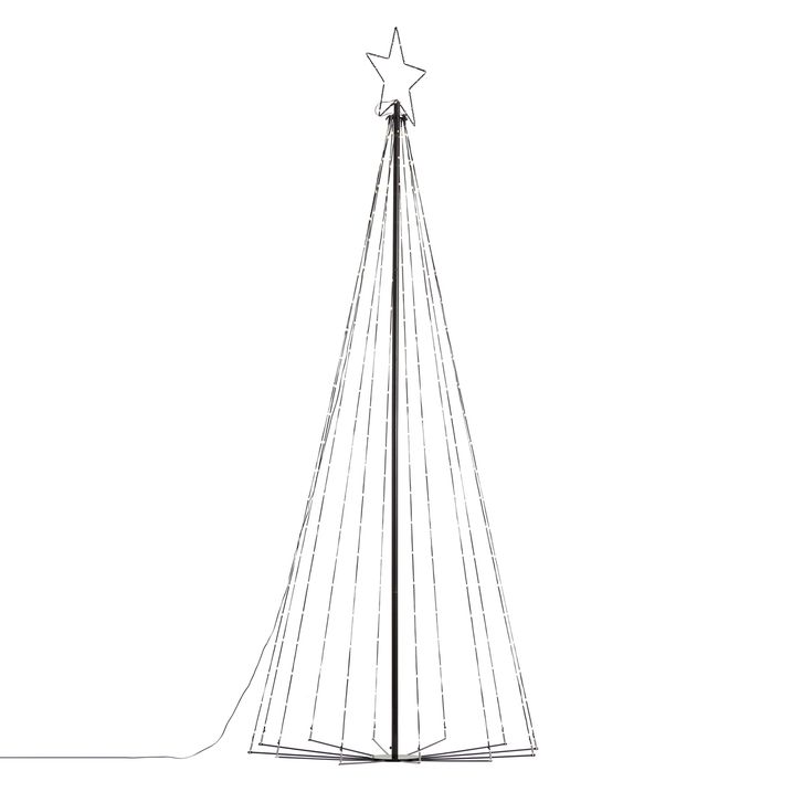 Buiten kerstboom 250cm incl. LED RGB met afstandsbediening IP44 - Nagi
