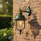 Lampada da parete per esterni classica verde scuro con plastica IP44 - Genoa