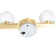 Moderne-taklampe-messing-IP44-4-lys---Cederic