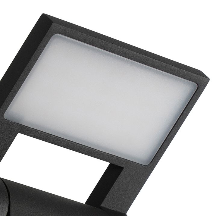 Zidna lampa za spoljašnju upotrebu antracit uključujući LED IP54 sa senzorom pokreta - Zane