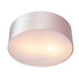 Candeeiro-de-teto-moderno-rosa-30-cm-com-interior-dourado---Drum