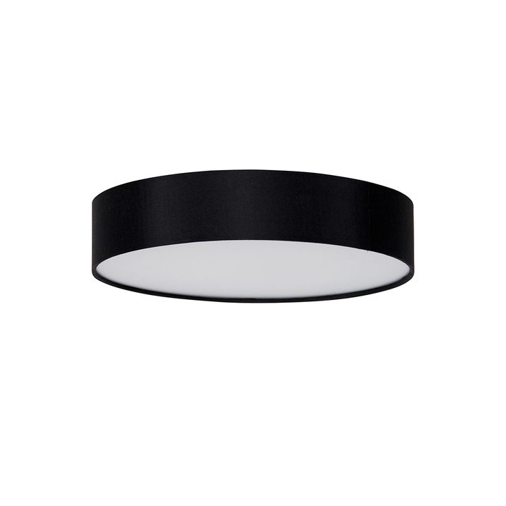 Plafonnier intelligent noir 30cm avec LED RGB et télécommande - Taiko