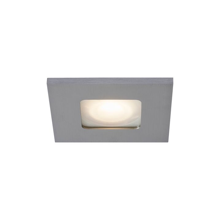 Nowoczesny reflektor wpuszczany Gunmetal Kwadratowy IP44 - Qure