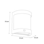 Applique-murale-extérieure-moderne-en-acier-inoxydable-avec-détecteur-de-mouvement-IP44---Mira